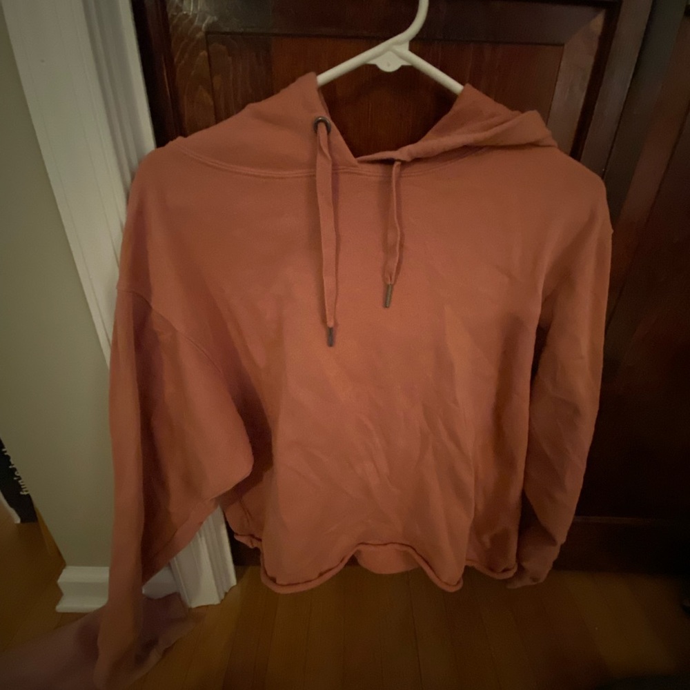 Light pink cropped sweatshirt